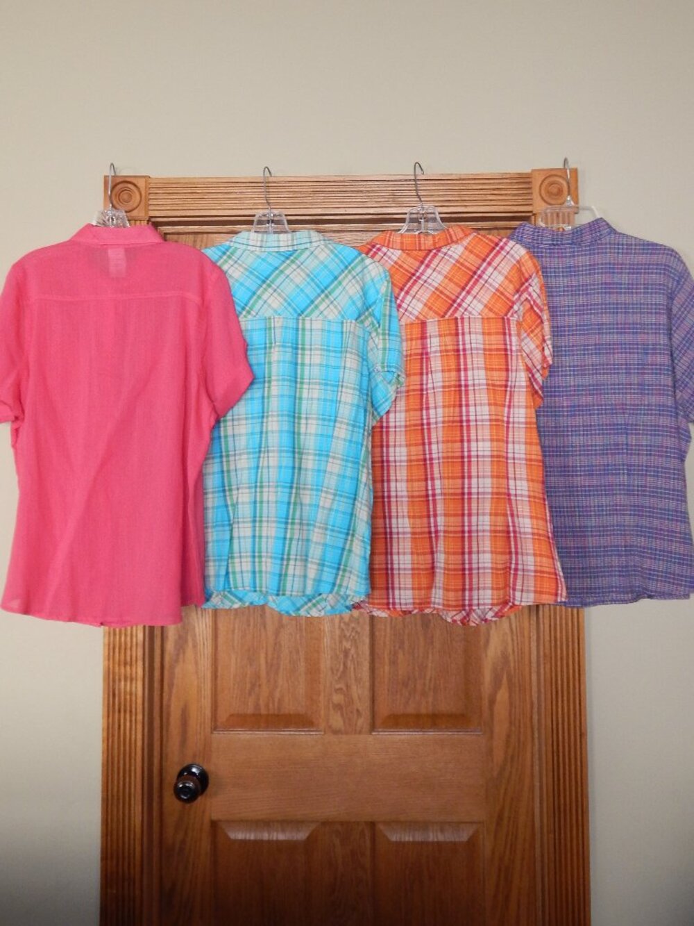 LOT 4 Plus Size Women's Size 2XL Button Down s/s Tops Shirt Blouse CJ Banks + - Picture 4 of 4